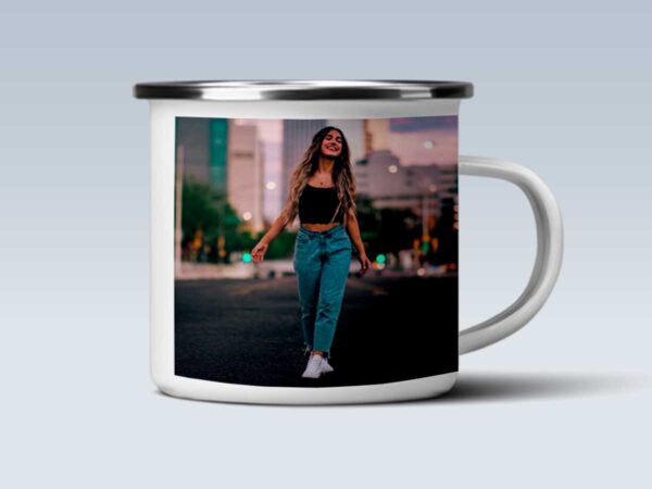 Метално канче с две Ваши снимки - Image 5