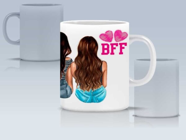 Чаша ''BFF" с имена - Image 5