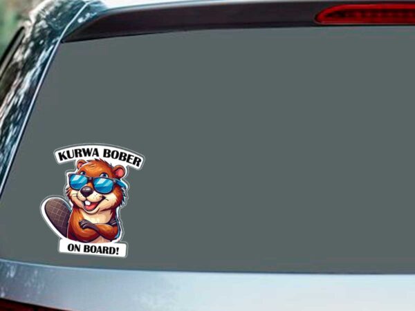 Стикер :"Bober on board" - Image 2