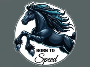 Стикер Born to speed