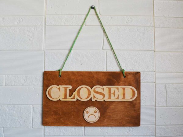 Табела за магазин "Open - Closed" 30х17см. - Image 2