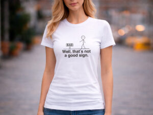 дамска тениска със стик фигура