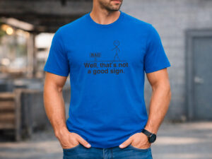 минималистична тениска с надпис